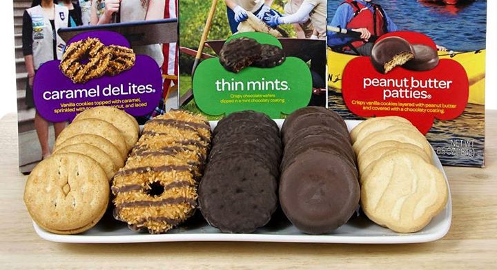 If you missed Girl Scout cookie sales yesterday, they’re back today until 6 pm…