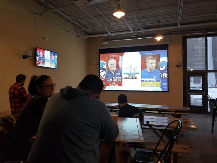 We will be open for the whole game and Twin City Grill is here…