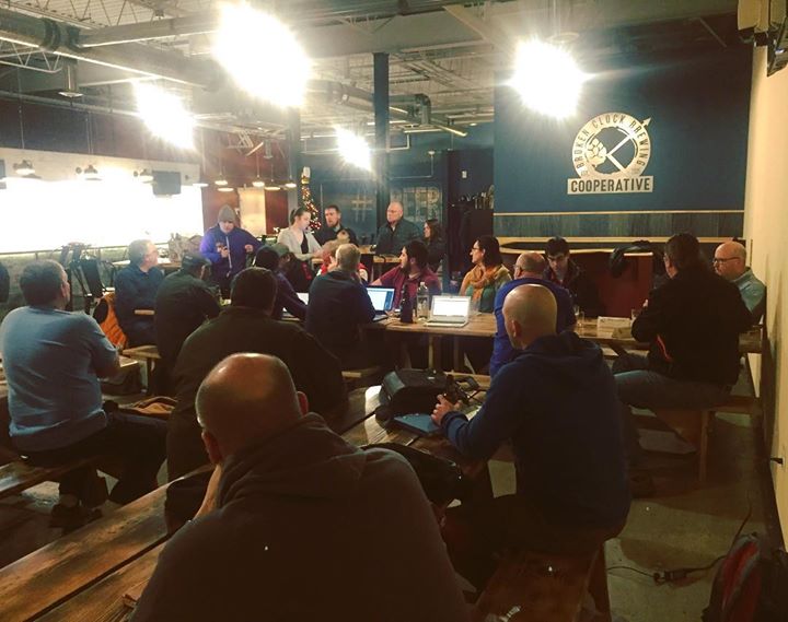 Full house at our monthly Board meeting tonight — we love being member owned…