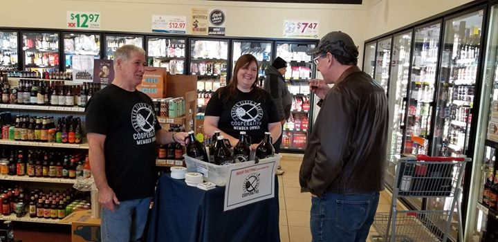 Some more Broken Clock Beer Ambassadors are giving away free beer at Top Valu…