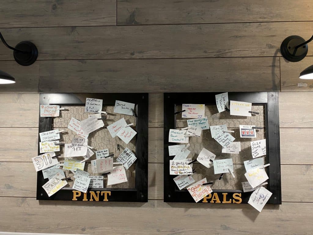 Pint Pals is our pay-it-forward program where you can buy a pint for a friend, acqua…