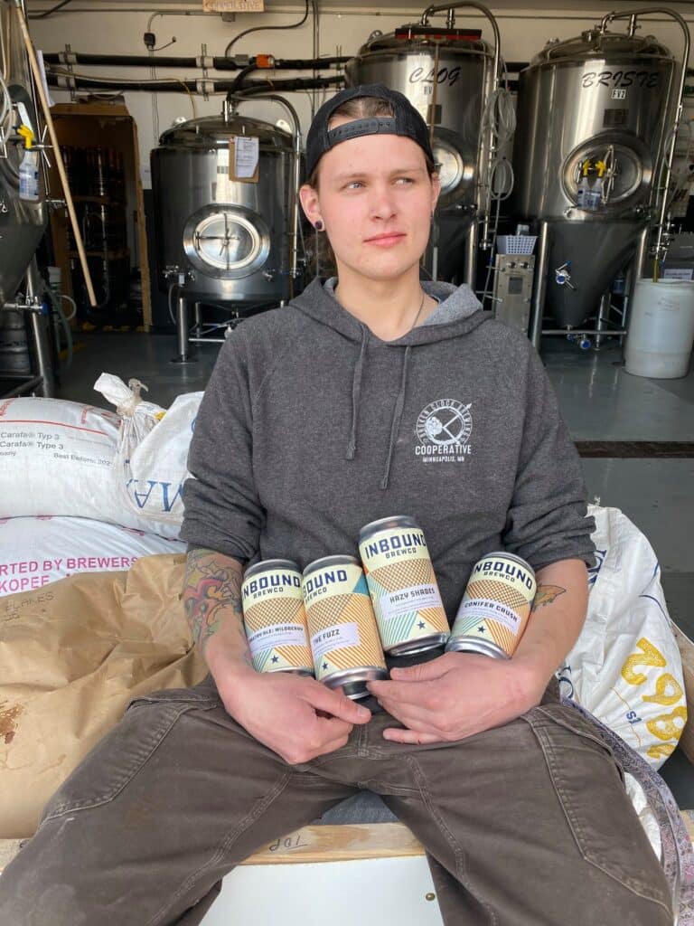 Please give a friendly hello to Tate, our assistant brewer!