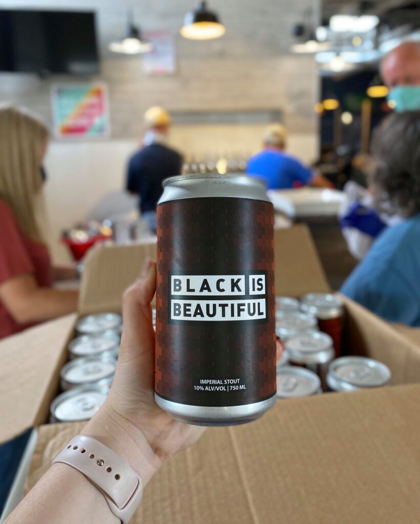 Look what’s being canned today! Join us this Saturday for Black is Beautiful Beer Re…