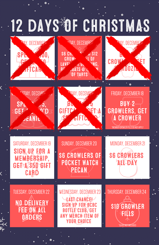 The 12 Days of Christmas is still going on! Make sure to grab yours for the best