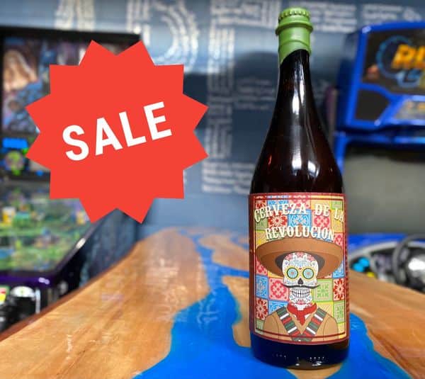 Cerveza de la Revolucion bottles are now on sale for $15! This barrel-aged imper