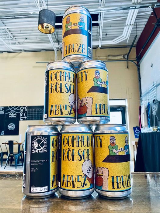 SURPRISE!!! Crowlers of our Community Kölsch are only $6 today! Community Kölsch