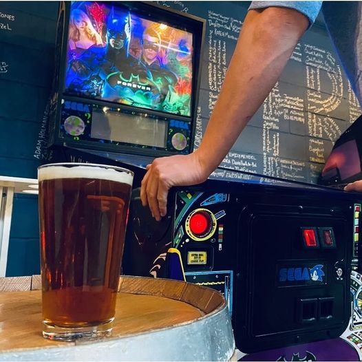 Beer & Pinball, what could be better? Hang out in the taproom and enjoy some of