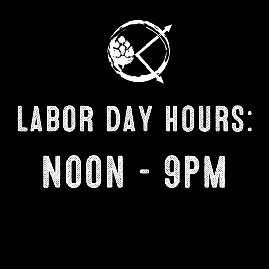 We are open today from noon-9pm. Come hang out with us!