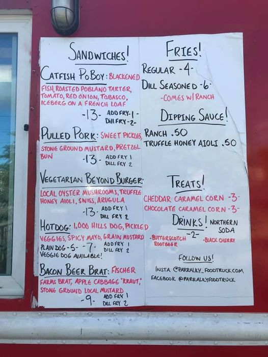 ParraLily will be serving their delicious food at the taproom today! Grab a bee