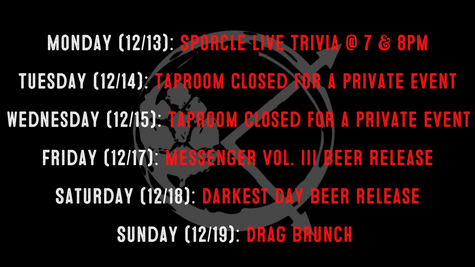 ‼️Heads up, our regular Trivia Tuesday will be moved to Monday this week due to