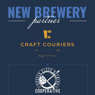 We are now offering delivery on fresh crowlers with Craft Couriers! They offer s