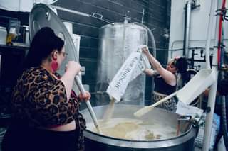 Last week we had a blast with Petty Treason and Deeva Rose brewing our pride bee