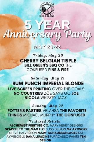 We have LOTS of fun things going on throughout the week leading into our 5 Year